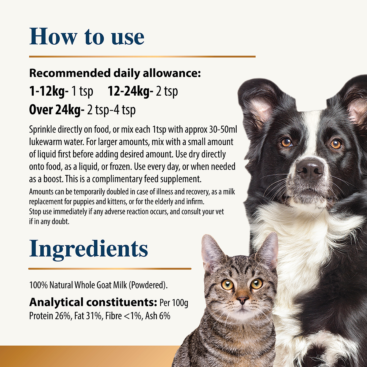 Goat Milk Plus Powder for Dogs & Cats - Image 5